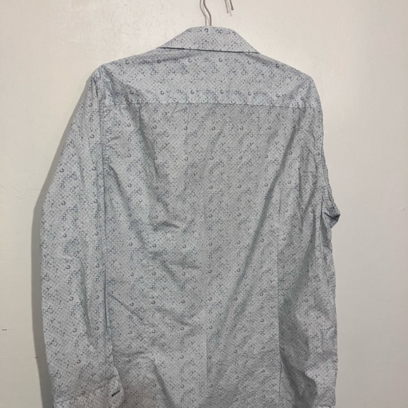 Con.struct slim fit stretch 16 1/2 cotton spandex mens dress shirt - Picture 5 of 7